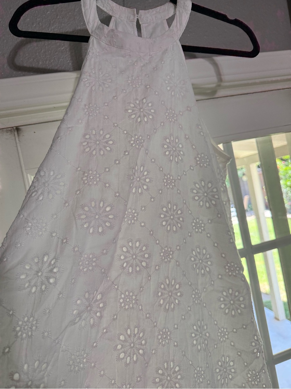 SHEIN White Eyelet Maxi Dress - Picture 2 of 3